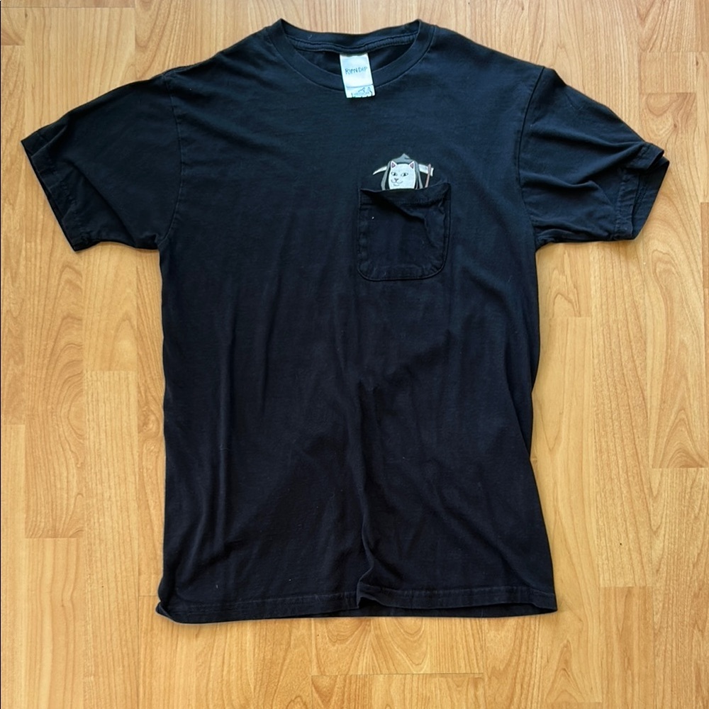 Rip N Dip Black Graphic Pocket T-Shirt